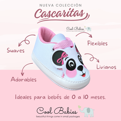 Cascarita Panda Rosado