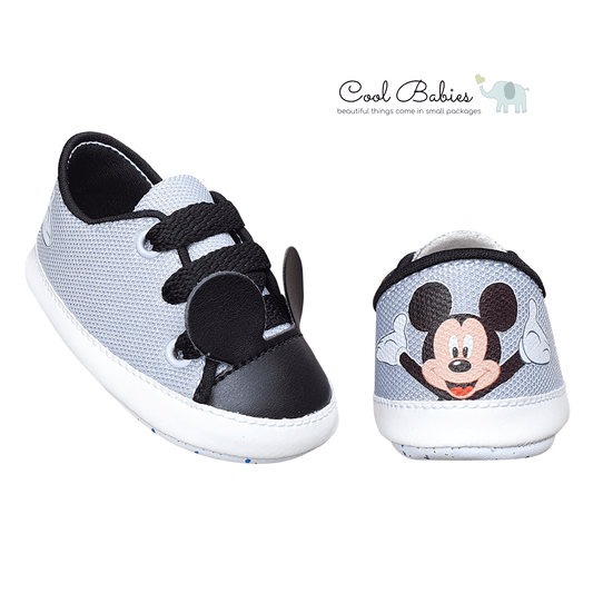 Cascarita Mickey Gris Negro