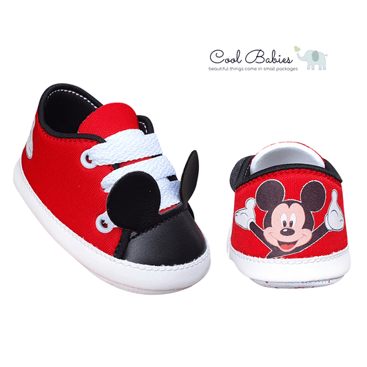 Cascarita Mickey Rojo Negro